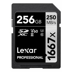 LEXAR Professional 256GB 1667x SDXC™ UHS-II karta