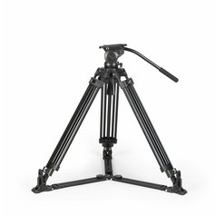 SWIT TOWER150C | Carbon-fiber Camera Tripod KIT, with SWIT TH150 Fluid Video Head, Ground Spreader, 15kg Payload, Soft Bag