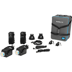 NANLITE Forza 500 II 2 Kit LED Spot Light with Trolley Case