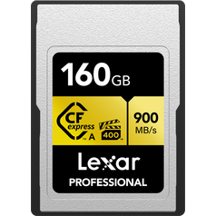 LEXAR CFexpress Pro Gold R900/W800 (VPG400) 160GB (Type A) pro SONY FX6 FX3, A1, A7S3, A7M4, 7RV