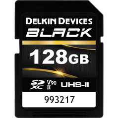 DELKIN SD BLACK Rugged UHS-II (V90) R300/W250 128GB (new)
