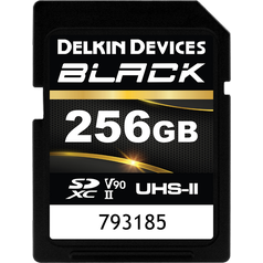 DELKIN SD BLACK Rugged UHS-II (V90) R300/W250 256GB (new)