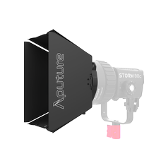 Aputure CF4 Barn doors pro Aputure Storm 80c