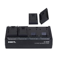 SWIT LC-D421 DV battery charger, cena včetně destiček (specifikujte typ baterie)