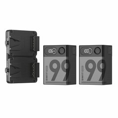 SWIT OMNI-99S*2+Free KA-M20S KIT | Buy 2x OMNI-99S mini V-mount batteries get a free KA-M20S dual hotswap plate